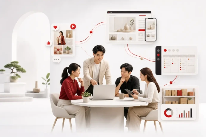 ทีมธุรกิจไทยเชื่อมการตลาด เว็บไซต์ CRM และระบบภายใน
